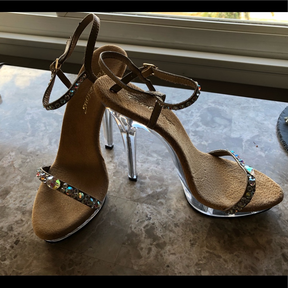 Johnathan Kanye Like Pageant Prom Heels Size 6.5
